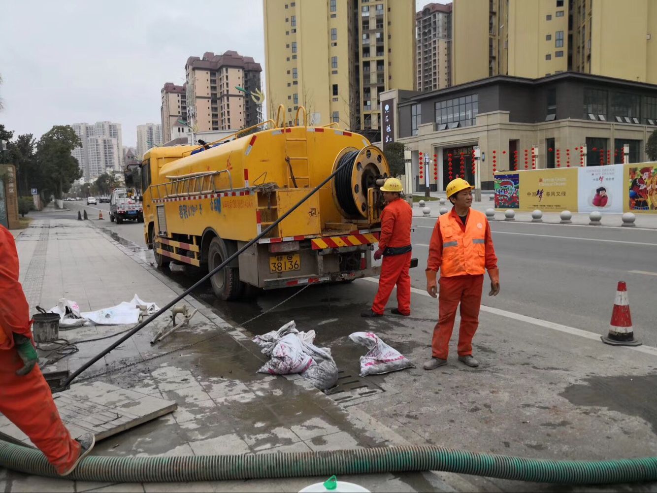 铁西排污管道清淤-管道清洗